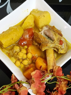 عکسی از دستور نخود آب با قلم گوسفندی