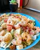 Королівський святковий салат з креветками та сиром Дор Блю 🍤