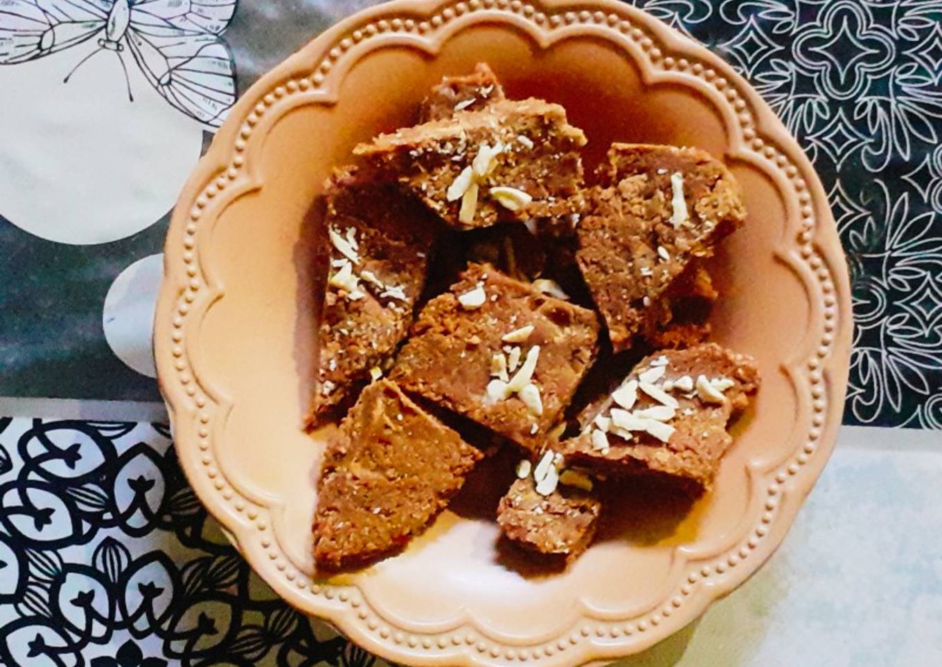 Peanut Burfi/Katli With Jaggery