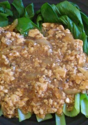 Foto resep Pokcoy siram tahu lada hitam
