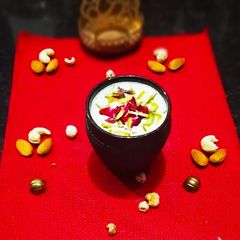 A picture of Dry fruits and makhana kheer.