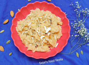A picture of Suji ka halwa.