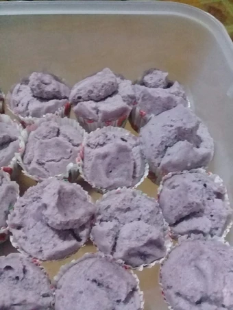 Langkah Gampang Menyiapkan Resep Bolu kukus ubi ungu yang Uenak Anti Ribet, Mantap Sekali