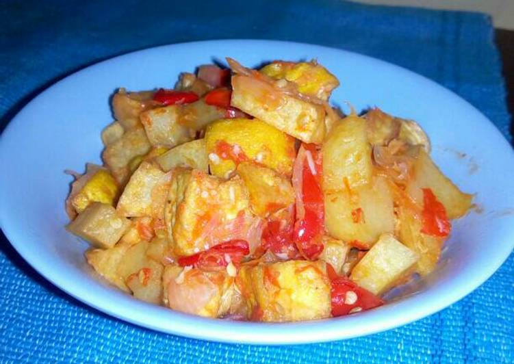 Sambal Kentang Tahu Ulek