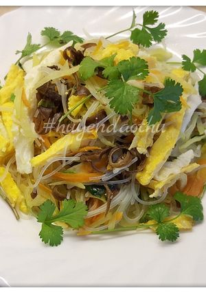 Hình của món Miến trộn rau củ #cleaneating #gymer.