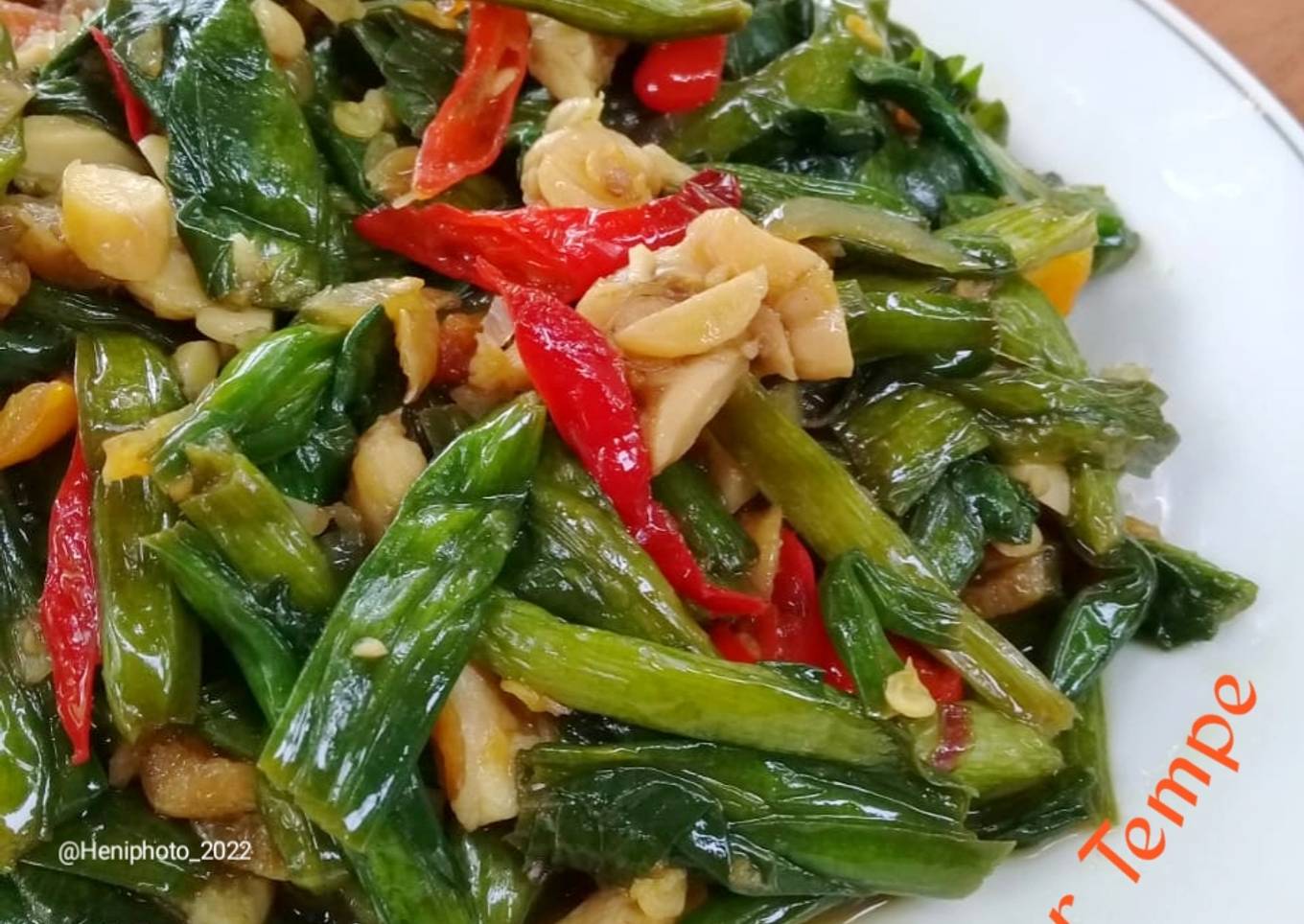 Oseng Genjer Tempe