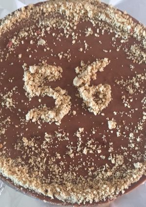 Foto principal de Tarta de queso y crema de cacao
