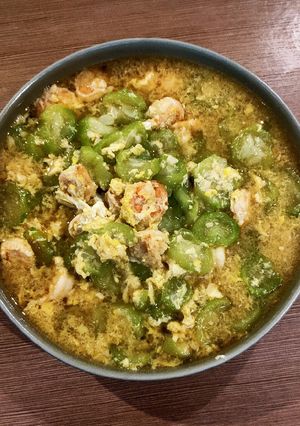 Foto resep Oyong/Gambas masak udang & telur
