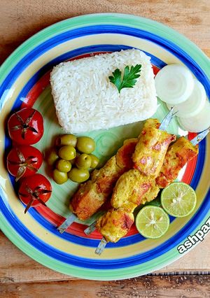 عکسی از دستور جوجه کباب فوری بدون استراحت 🌸