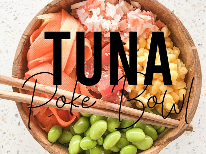 Recipe Easy HOMEMADE Teriyaki Tuna Poke Bowl the  Makes Drooling Really delicious