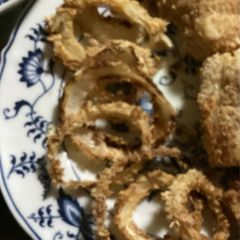 A picture of California Farm Airfryer Onion Rings.