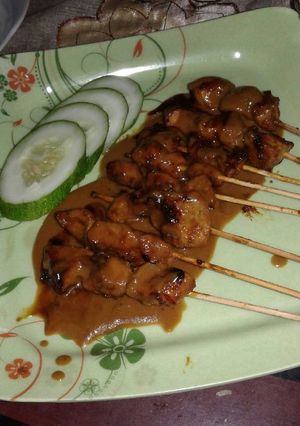 Foto resep Sate ayam panggang teflon