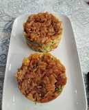 Doble Tartar de salmón, aguacate, tomate y cuscús