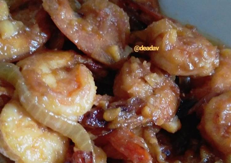 Resep Udang Goreng Saos Mentega yang Enak Banget