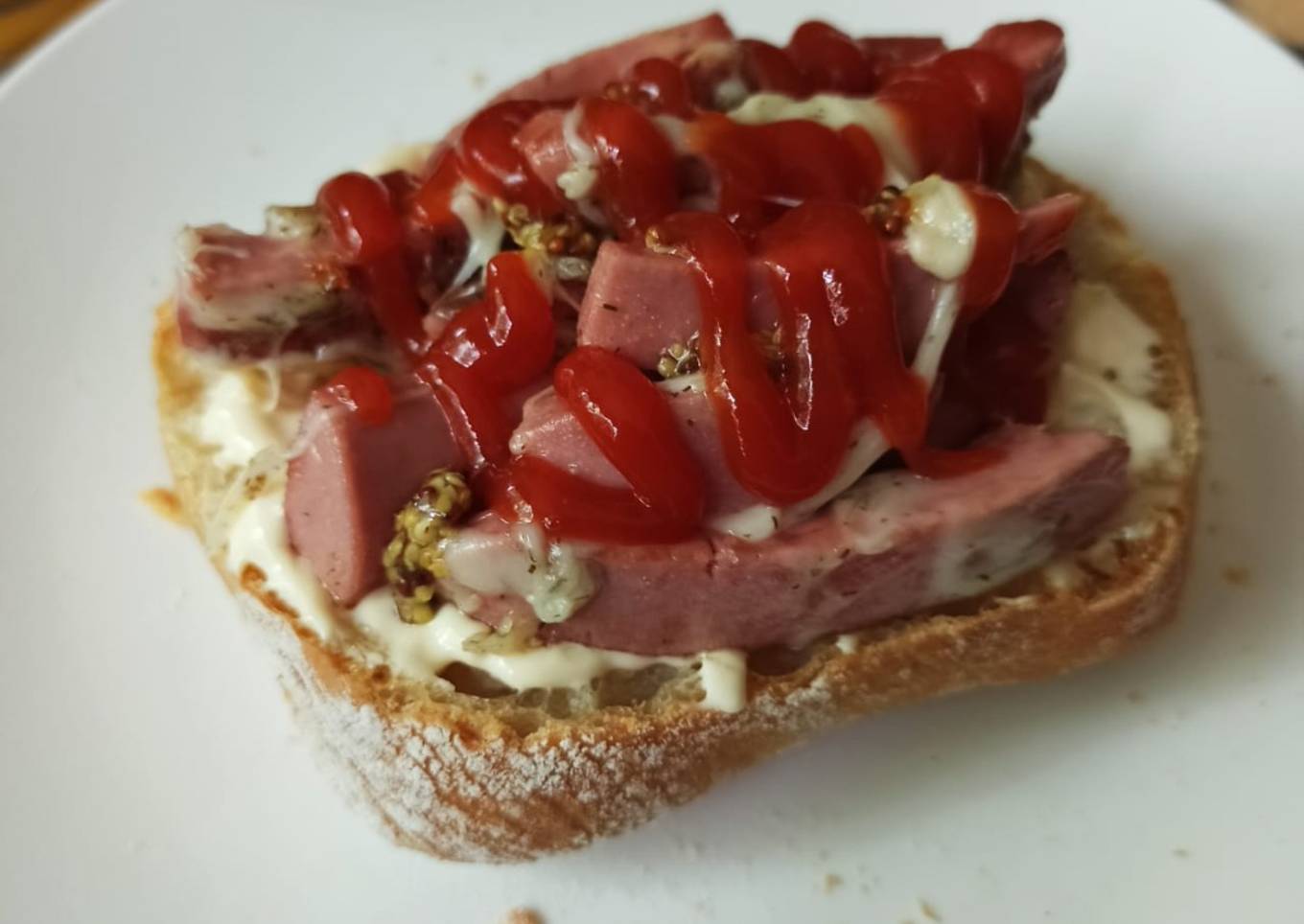 Dilly Dog Open-faced Ciabattas