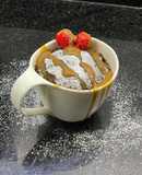 Mug cake de chocolate (sin huevo)