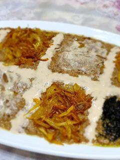 عکسی از دستور کشک بادمجان کبابی