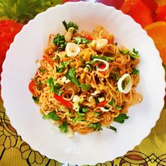 A picture of Street Style Veg Chowmein Recipe At Home.