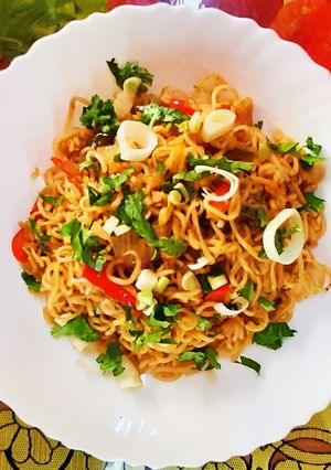 A picture of Street Style Veg Chowmein Recipe At Home.