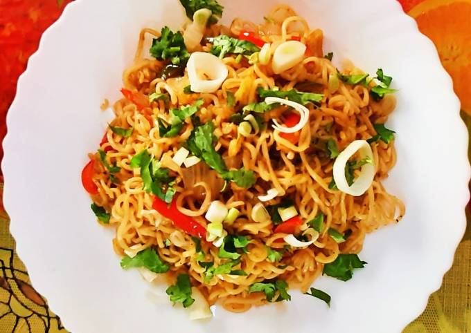 Street Style Veg Chowmein Recipe At Home