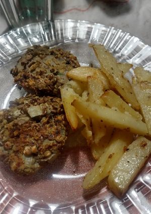 Una foto de Hamburguesas de lentejas
