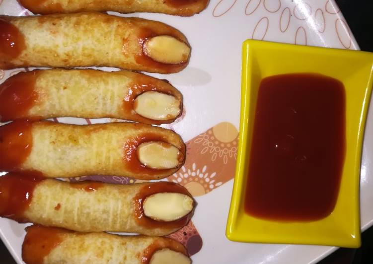 Simple Way to Make Super Quick Homemade Cheesee witches fingers
