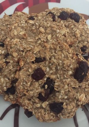 Una foto de Galletas de avena y plátano