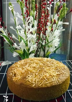 Foto resep Bolu Tape Pandan Keju