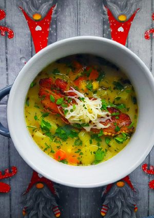 Téli burgonyaleves 👌 recept fotója