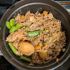 A picture of My Lazy Nikujaga - Japanese meat and potato.