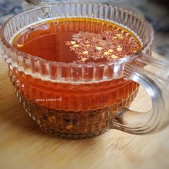A picture of Garlic Chilli oil.