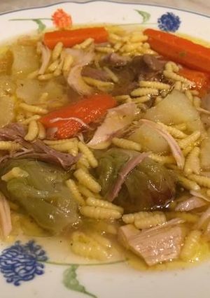 Kakasleves recept fotója