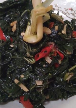 Foto resep Tumis Daun Singkong