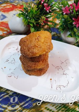A picture of Saffron Cookies.