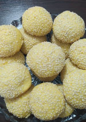 عکسی از دستور کلوچه کنجدی