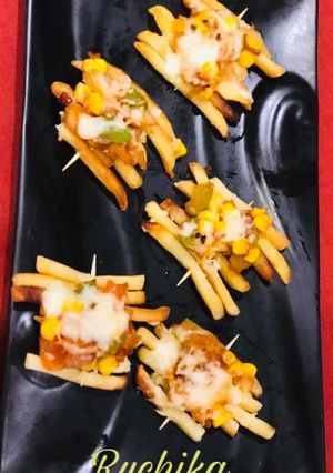 A picture of Fries Pizza.