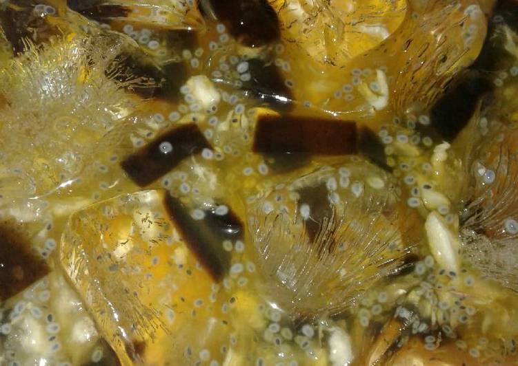 Cara termudah untuk Masak Untuk Mencoba Di RumahBlewah es sirup segerrr