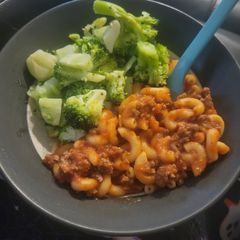 A picture of Bolognese Pasta.