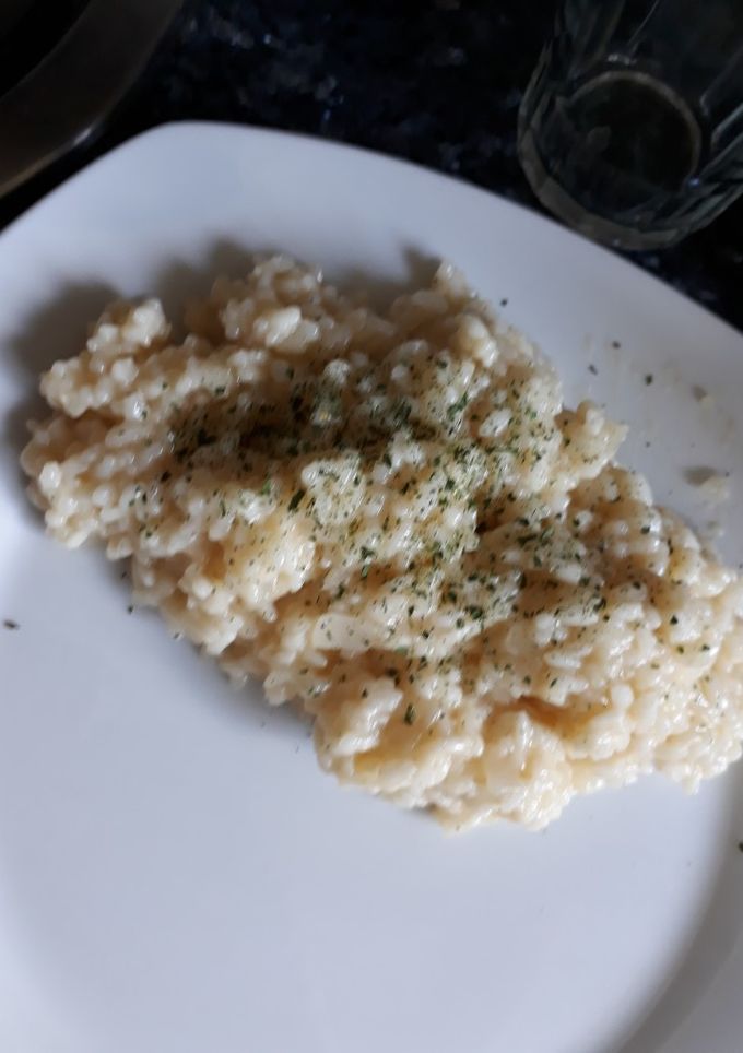 Una foto de Risotto a la parmesana 😋