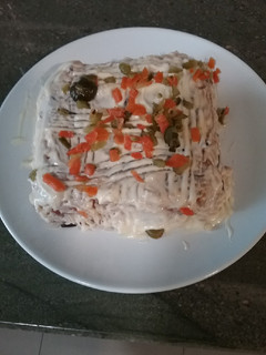 Una foto de Pastel frío de arroz