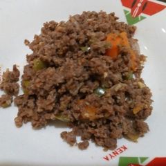 Minced beef A picture of Minced beef.