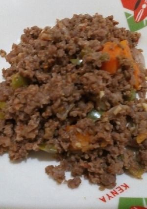 A picture of Minced beef.