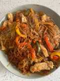 Wok con pollo