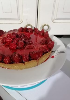 Una foto de New York cheesecake
