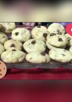 صورة لوصفة كوكيز🍘 بقطع الهيرشي🍫