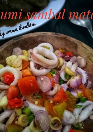 Foto resep Cumi sambal matah