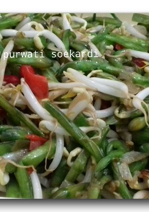Foto resep Tumis genjer,toge,terasi.