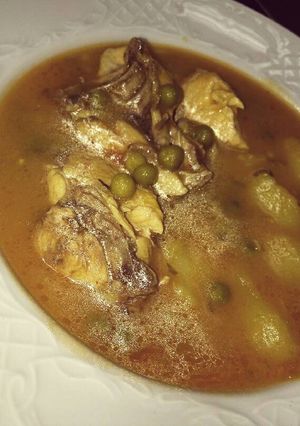 Una foto de Guisado de pollo