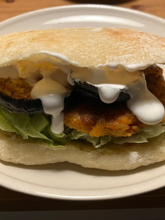 Una foto de Hamburguesas de boniato y arroz