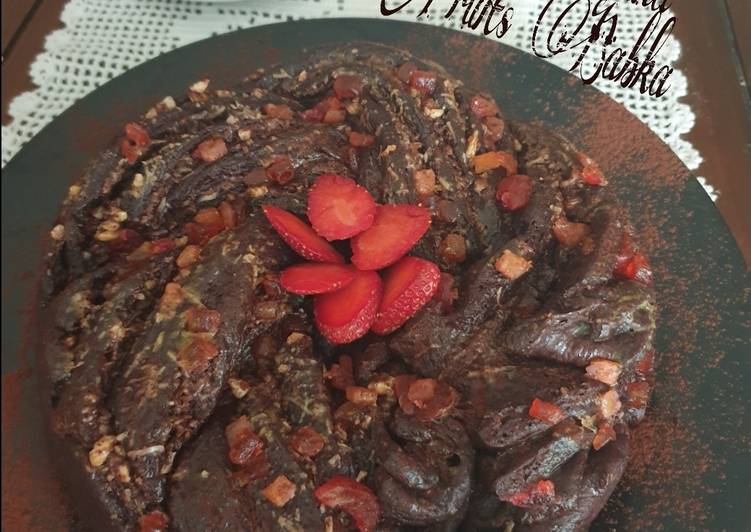 Chocolate n fruit Babka